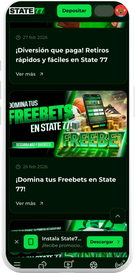 Captura de la app de State77 en Chile, pantalla 5